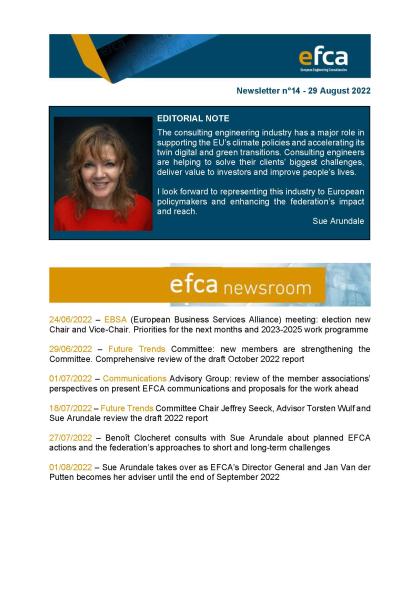 EFCA Newsletter August 2022_cover